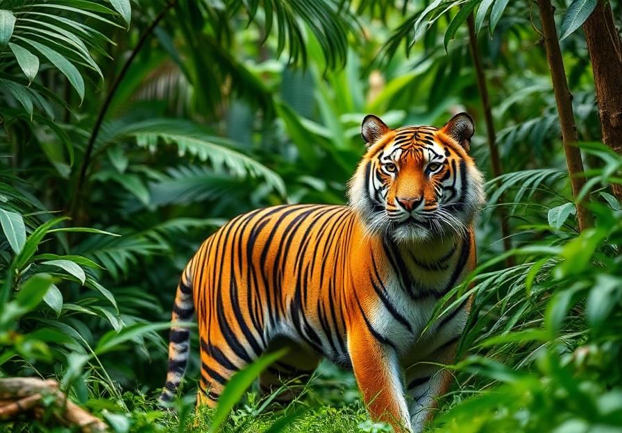 AI-Generated Tiger